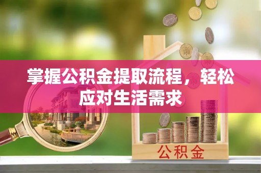 屯溪掌握公积金提取流程，轻松应对生活需求