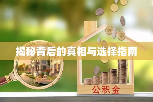 屯溪揭秘背后的真相与选择指南