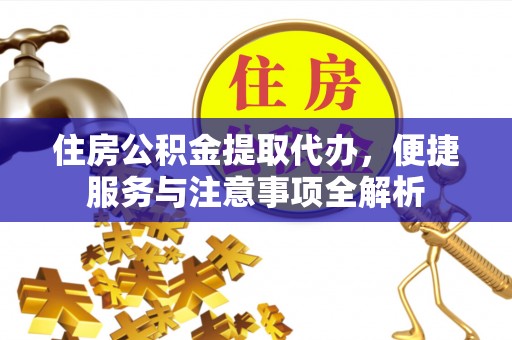 屯溪住房公积金提取代办，便捷服务与注意事项全解析