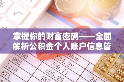 屯溪掌握你的财富密码——全面解析公积金个人账户信息管理与优化