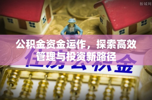 屯溪公积金资金运作，探索高效管理与投资新路径