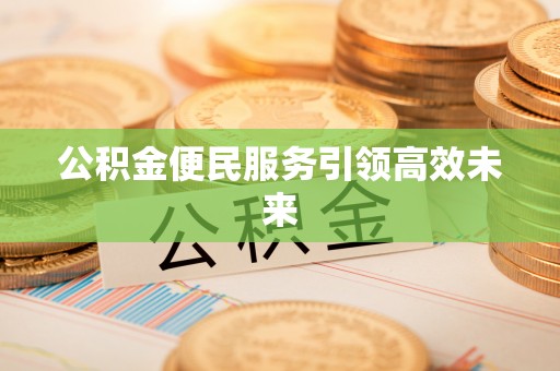 屯溪公积金便民服务引领高效未来