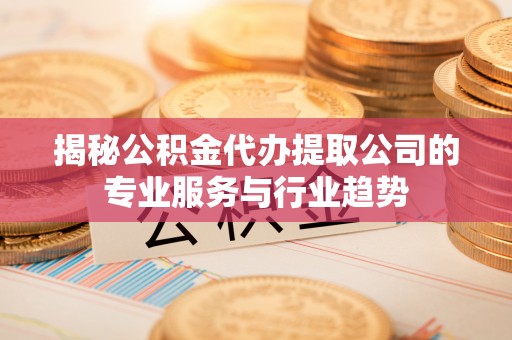 屯溪揭秘公积金代办提取公司的专业服务与行业趋势